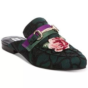 Steve Madden Kandi  Embroidered Horsebit Mule 9.5
